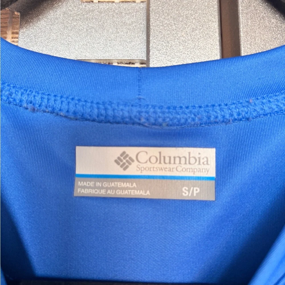 Columbia Vibrant Blue Long Sleeve Women's Tee - Picture 2 of 6